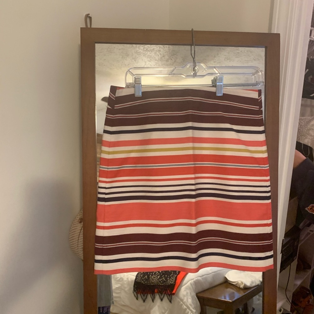 Loft striped skirt
